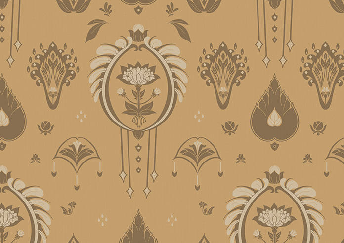 Tangier, Vintage Yellow - Twist&Fit Roller Blind - Image 6